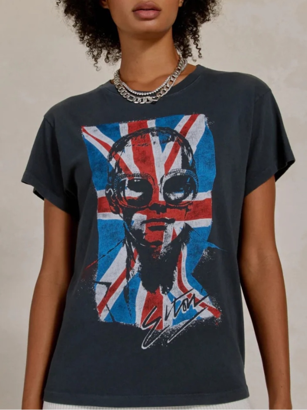 DAYDREAMER➕Elton John British Flag Tour Tee - Picture 2 of 9